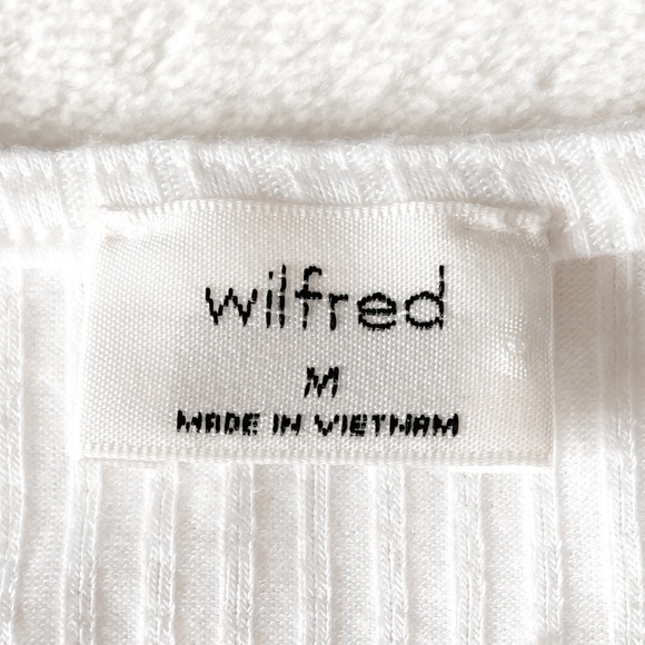 WILFRED Ribbed Pearl button Blouse - Picture 3 of 8